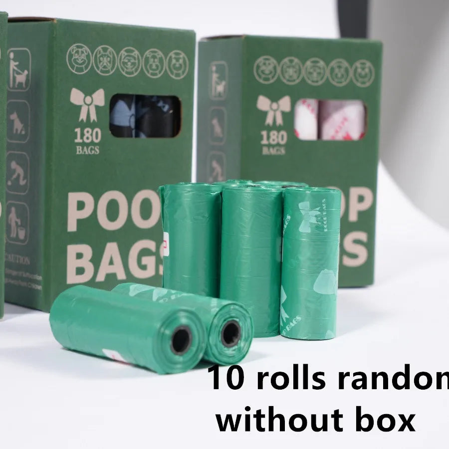 Eco-Friendly Super Thick Dog Poop Bags - 180 Count, Leak-Proof & Durable for Hassle-Free Pet Clean-Up