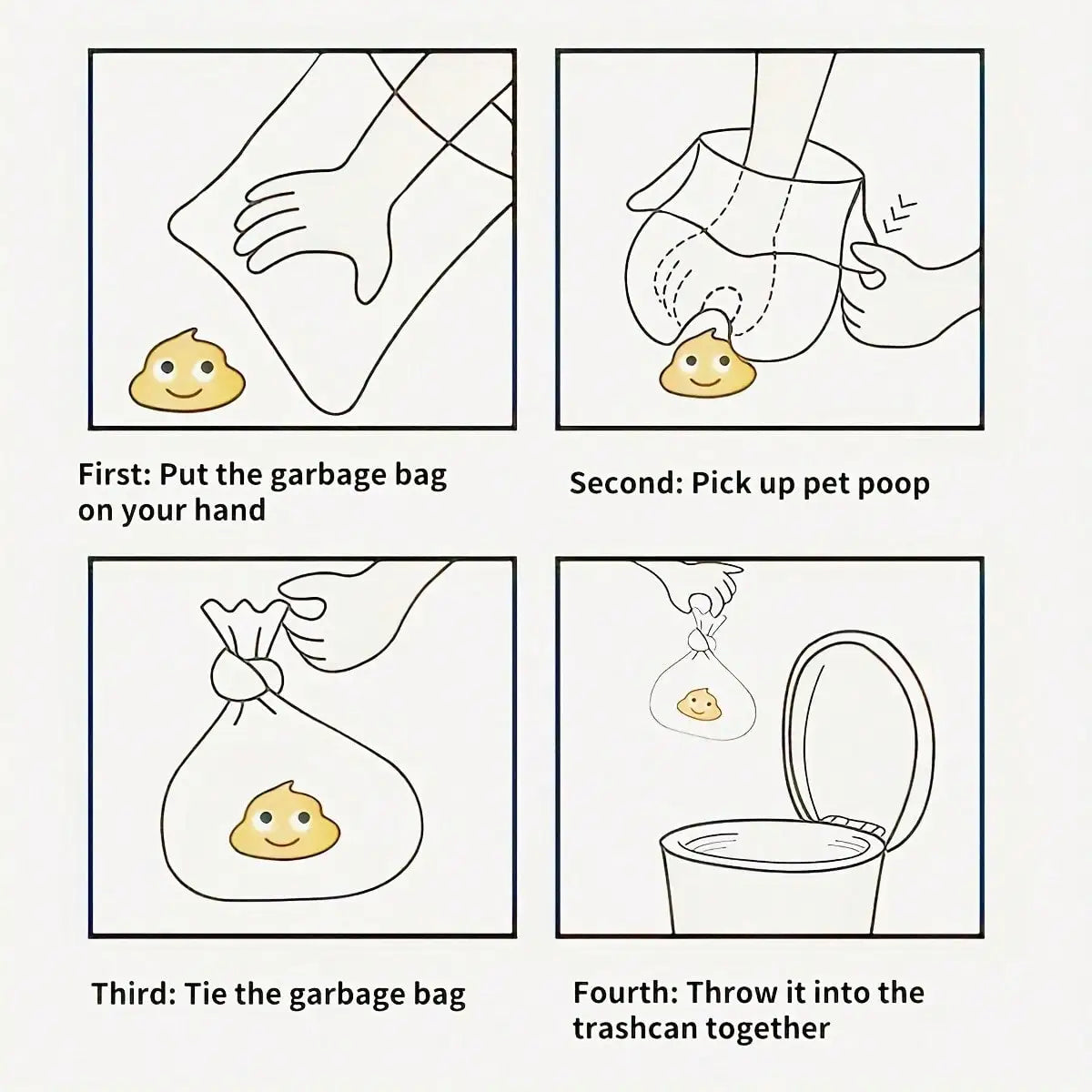 Eco-Friendly Super Thick Dog Poop Bags - 180 Count, Leak-Proof & Durable for Hassle-Free Pet Clean-Up