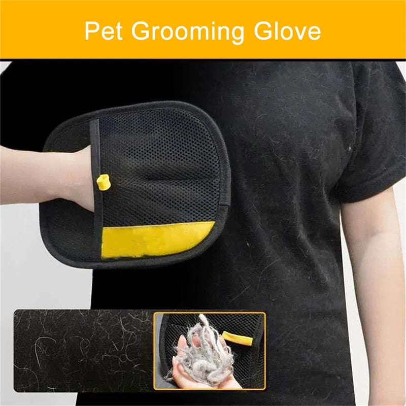 Transform Your Pet Care Routine with Our Double-Sided Pet Hair Cleaning Gloves – Effortlessly Reduce Shedding and Enjoy More Quality Time with Your Furry Friend