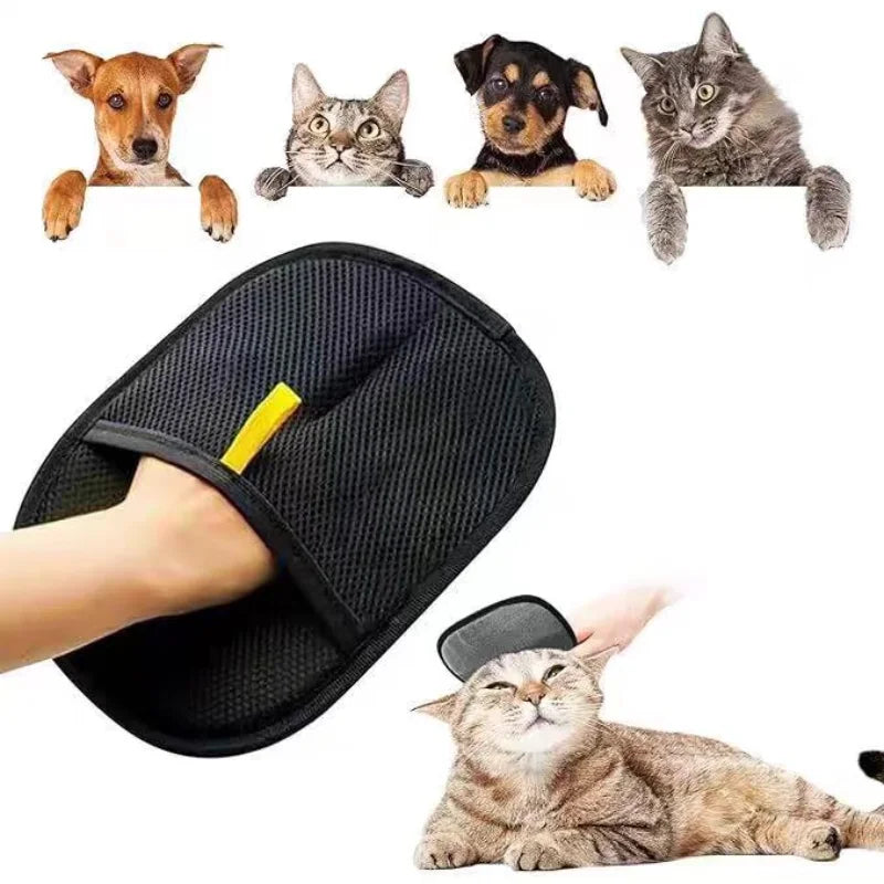 Transform Your Pet Care Routine with Our Double-Sided Pet Hair Cleaning Gloves – Effortlessly Reduce Shedding and Enjoy More Quality Time with Your Furry Friend