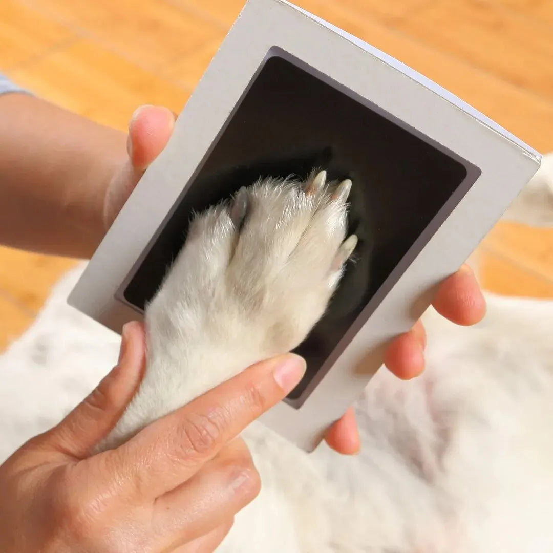 Capture Precious Moments with Our Paw Print Clean Touch Ink Pad - Perfect for Dog and Cat Keepsakes!