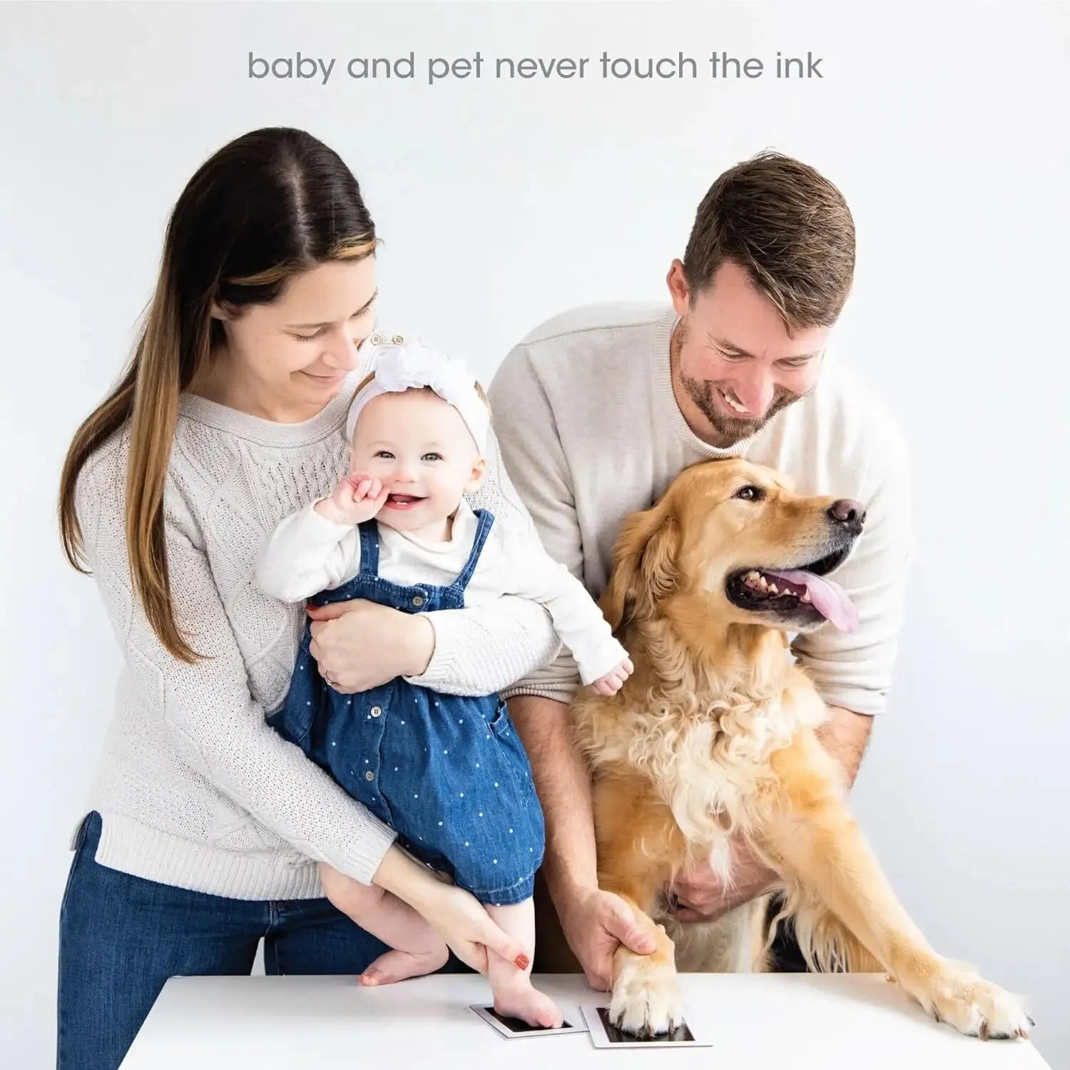 Capture Precious Moments with Our Paw Print Clean Touch Ink Pad - Perfect for Dog and Cat Keepsakes!